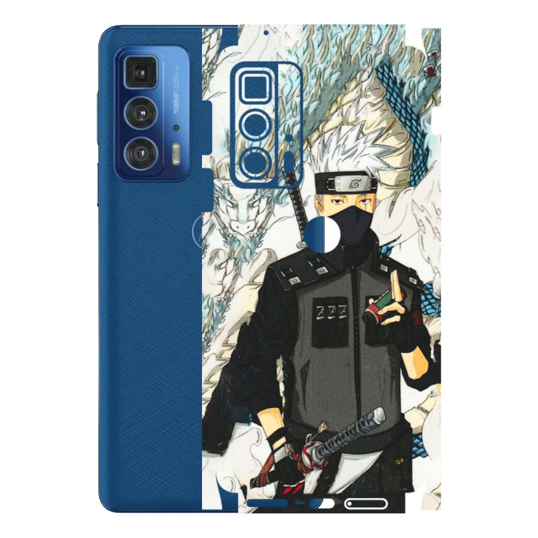 Motorola Phone Skins (All Models) - Kakashi Hatake Naruto Anime - 3D Embossed Finish (L-46) Motorola Moto Edge 20 Pro
