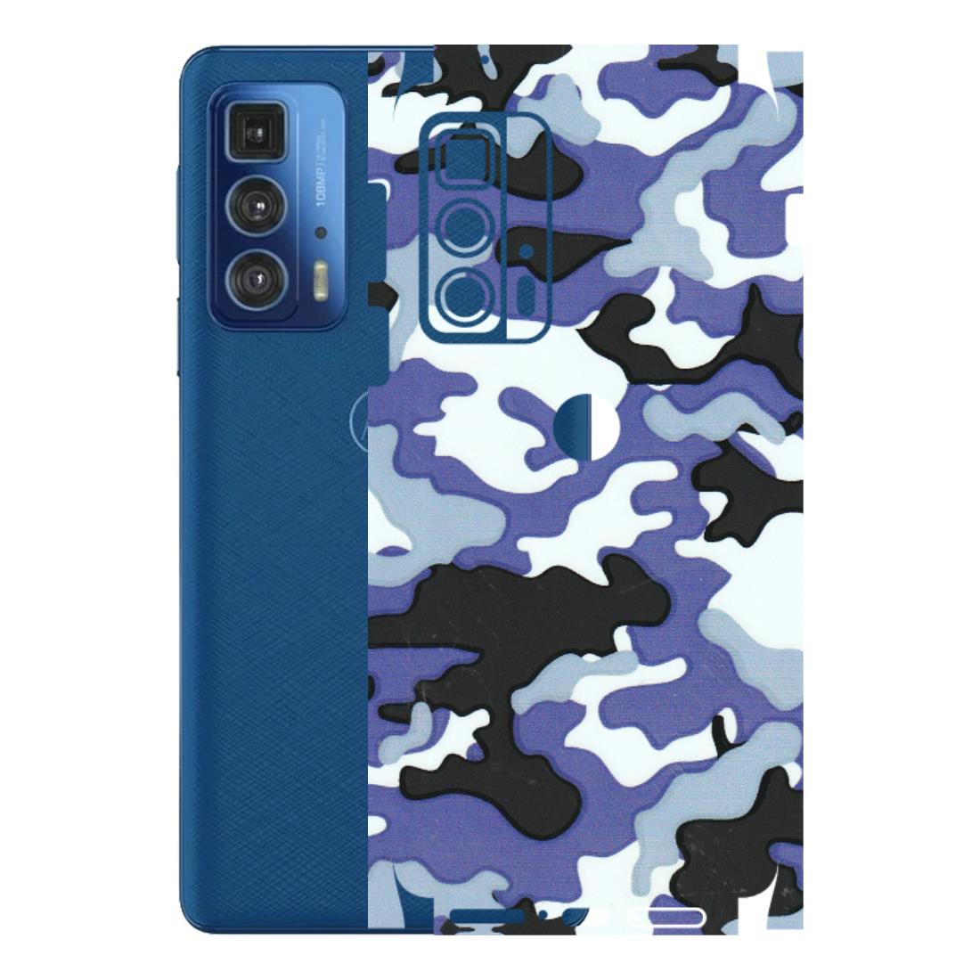 Motorola Phone Skins (All Models) - Powerfull Military Camoflauge - 3D Embossed Finish (L-49) Motorola Moto Edge 20 Pro