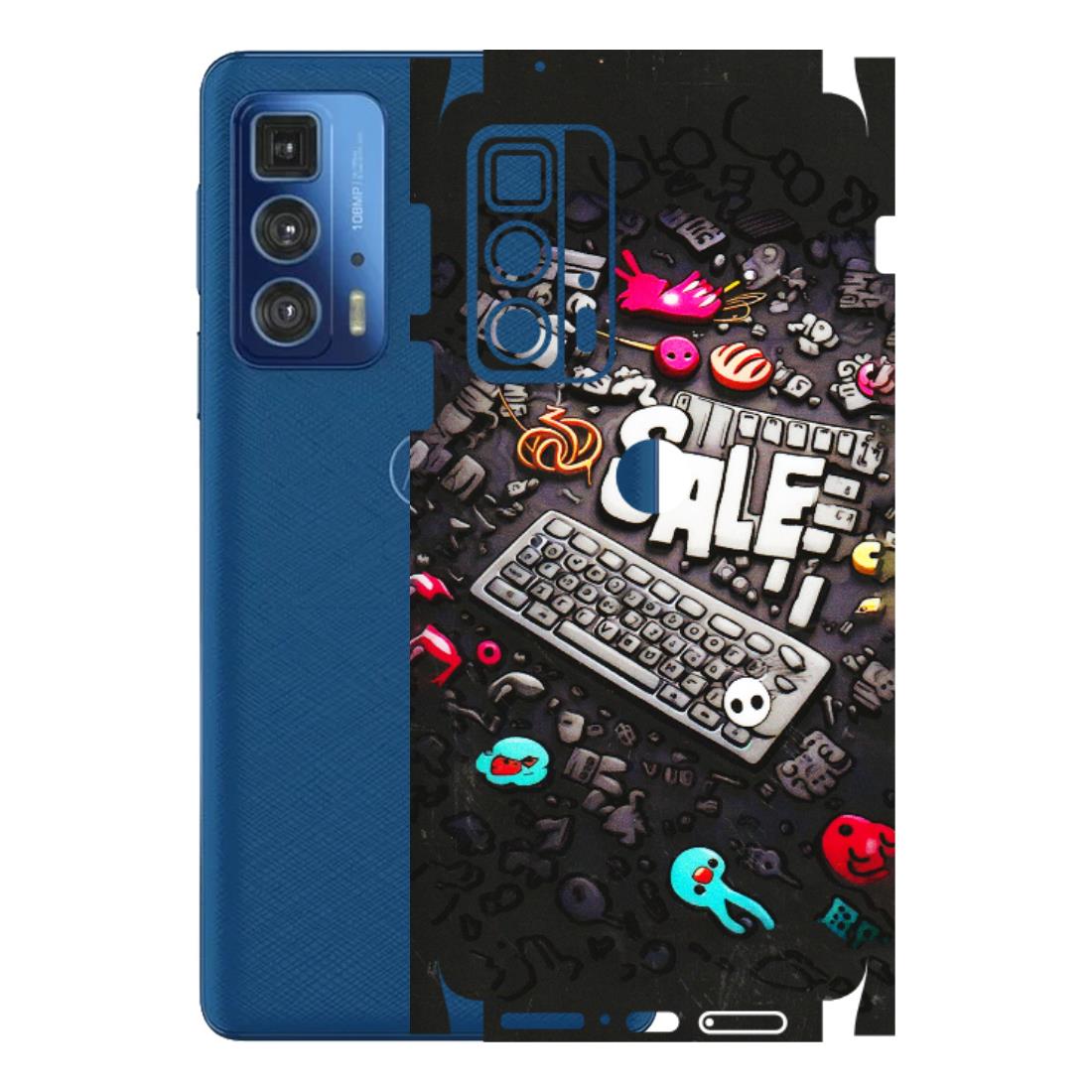 Motorola Phone Skins (All Models) - Gadgets Sale - 3D Embossed Finish (L-50) Motorola Moto Edge 20 Pro
