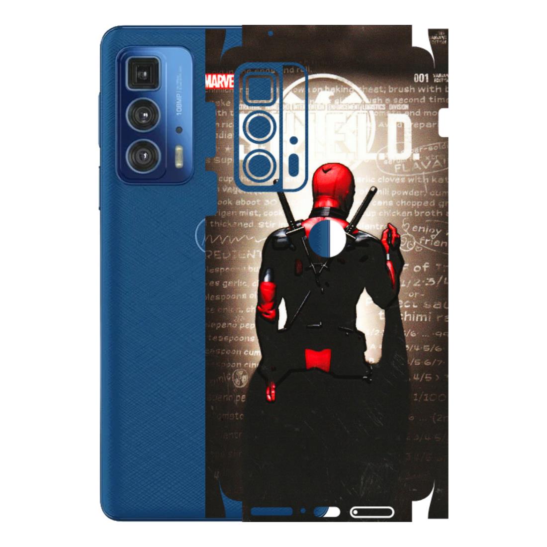 Motorola Phone Skins (All Models) - Deadpool - 3D Embossed Finish (L-56) Motorola Moto Edge 20 Pro