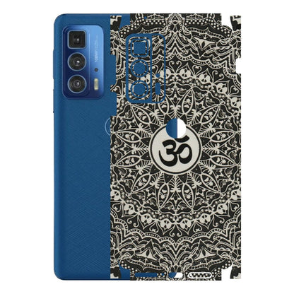 Motorola Phone Skins (All Models) - Aum Elegant Mandala - 3D Embossed Finish (L-62) Motorola Moto Edge 20 Pro