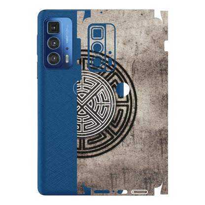 Motorola Phone Skins (All Models) - Mysterious Circular Design - 3D Embossed Finish (L-63) Motorola Moto Edge 20 Pro