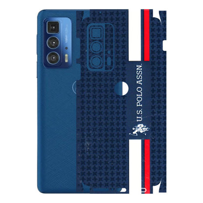 Motorola Phone Skins (All Models) - US POLO Designer Brand - 3D Embossed Finish (L-65) Motorola Moto Edge 20 Pro