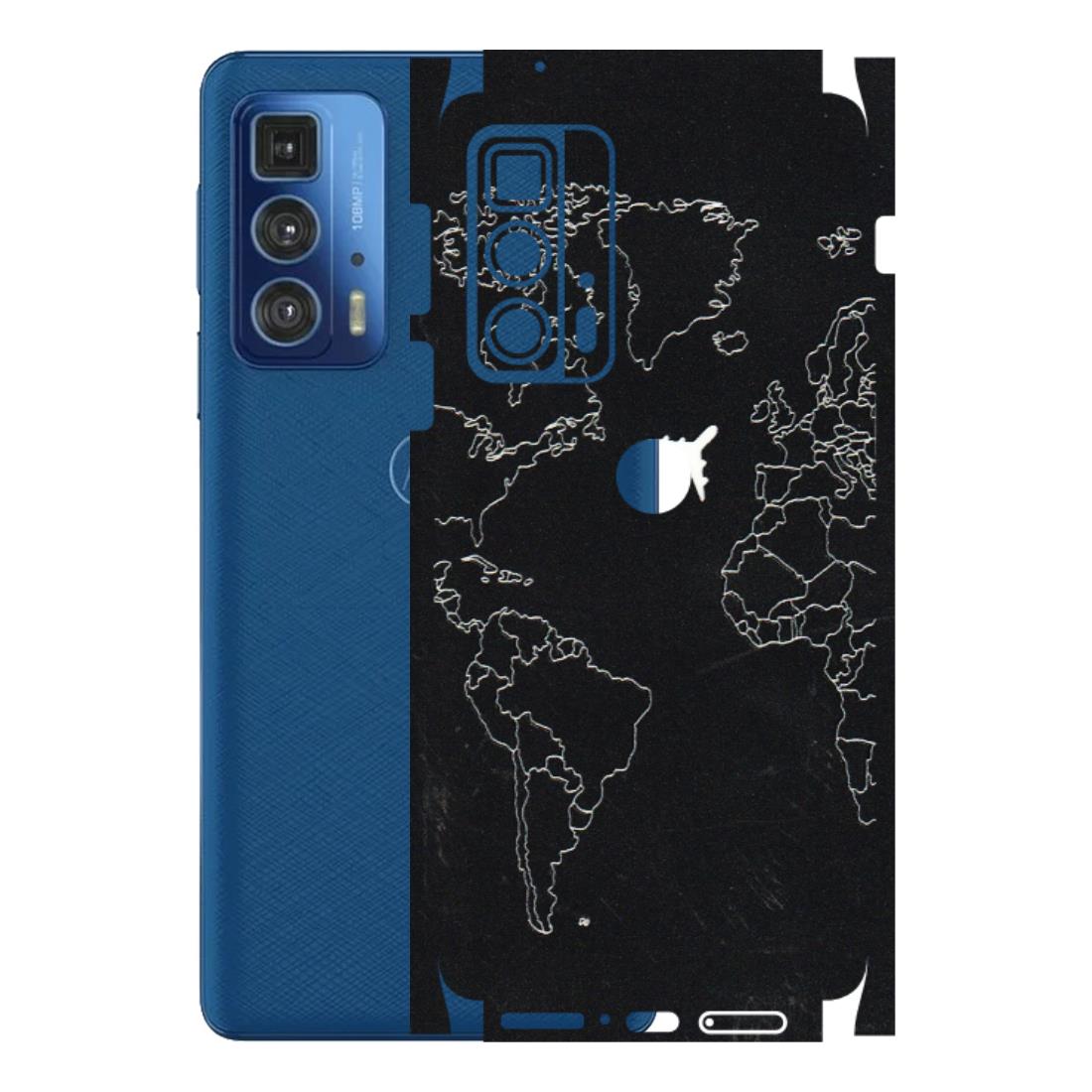 Motorola Phone Skins (All Models) - Never Ending Travel - 3D Embossed Finish (L-79) Motorola Moto Edge 20 Pro