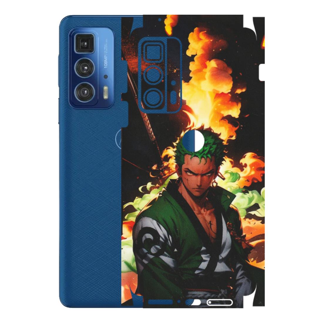 Motorola Phone Skins (All Models) - Roronoa Zoro - Matte Finish (M-102) Motorola Moto Edge 20 Pro