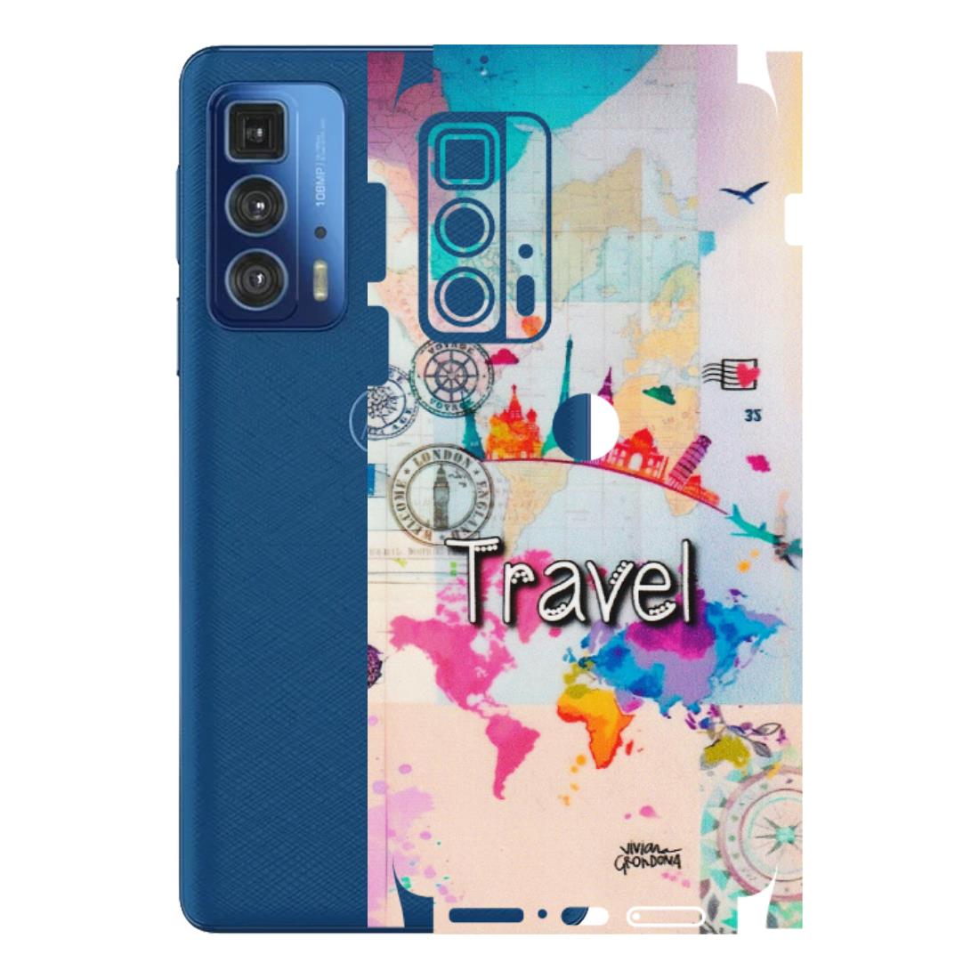 Motorola Phone Skins (All Models) - Travel The Wonders - Matte Finish (M-108) Motorola Moto Edge 20 Pro