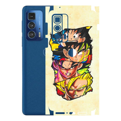 Motorola Phone Skins (All Models) - Angry Multi Anime - Matte Finish (M-113) Motorola Moto Edge 20 Pro
