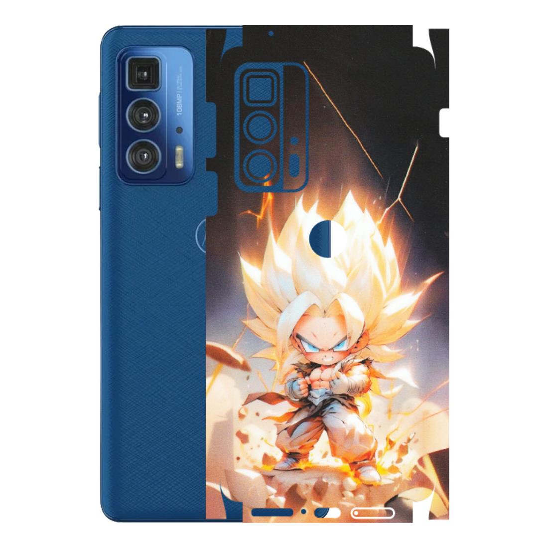 Motorola Phone Skins (All Models) - Goku Dragon Cute Anime - Matte Finish (M-131) Motorola Moto Edge 20 Pro