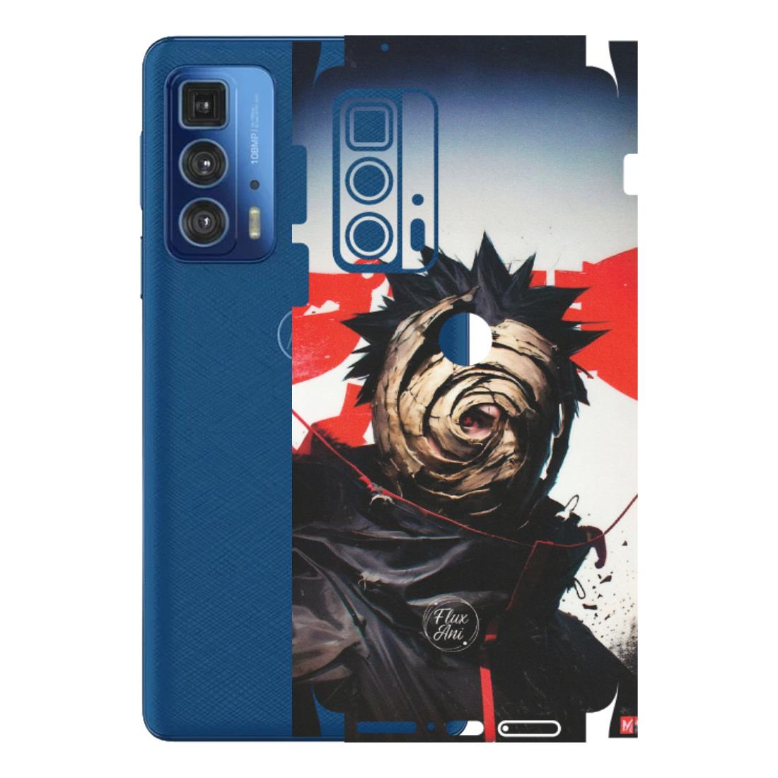 Motorola Phone Skins (All Models) - Obito Uchiha Cool Anime - Matte Finish (M-134) Motorola Moto Edge 20 Pro