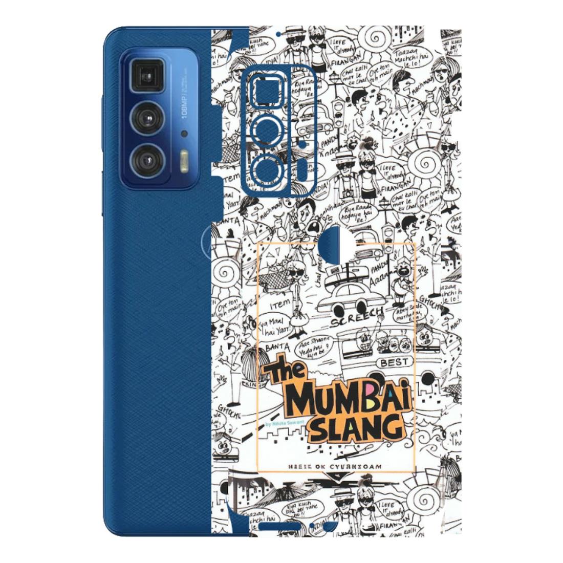 Motorola Phone Skins (All Models) - The Mumbai Slang - Matte Finish (M-142) Motorola Moto Edge 20 Pro