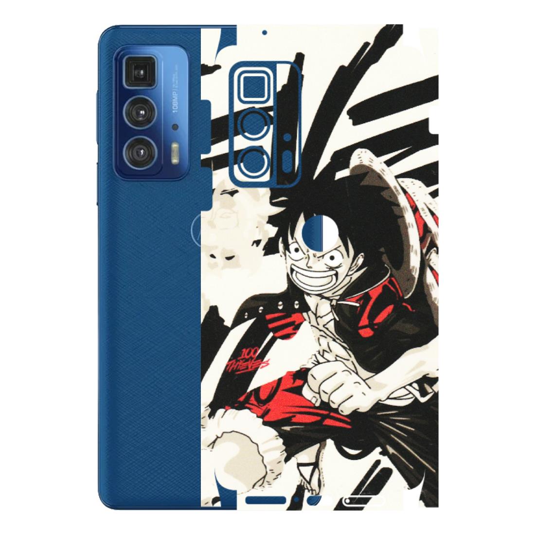 Motorola Phone Skins (All Models) - Monkey D.Luffy Manga Anime - Matte Finish (M-145) Motorola Moto Edge 20 Pro