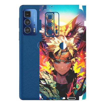 Motorola Phone Skins (All Models) - Angry Naruto Anime - Matte Finish (M-148) Motorola Moto Edge 20 Pro