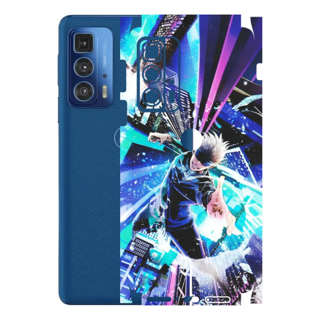 Motorola Phone Skins (All Models) - Manga Action Jujustu Kaisen Anime - Matte Finish (M-155) Motorola Moto Edge 20 Pro