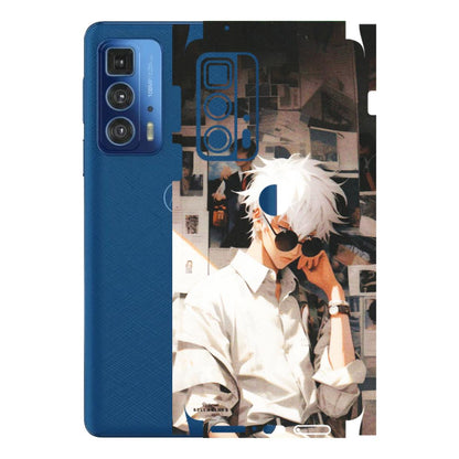 Motorola Phone Skins (All Models) - Gojo Satoru Jujustu Kaisen Anime - Matte Finish (M-156) Motorola Moto Edge 20 Pro