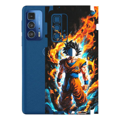 Motorola Phone Skins (All Models) - Goku Transformation Anime - Matte Finish (M-159) Motorola Moto Edge 20 Pro