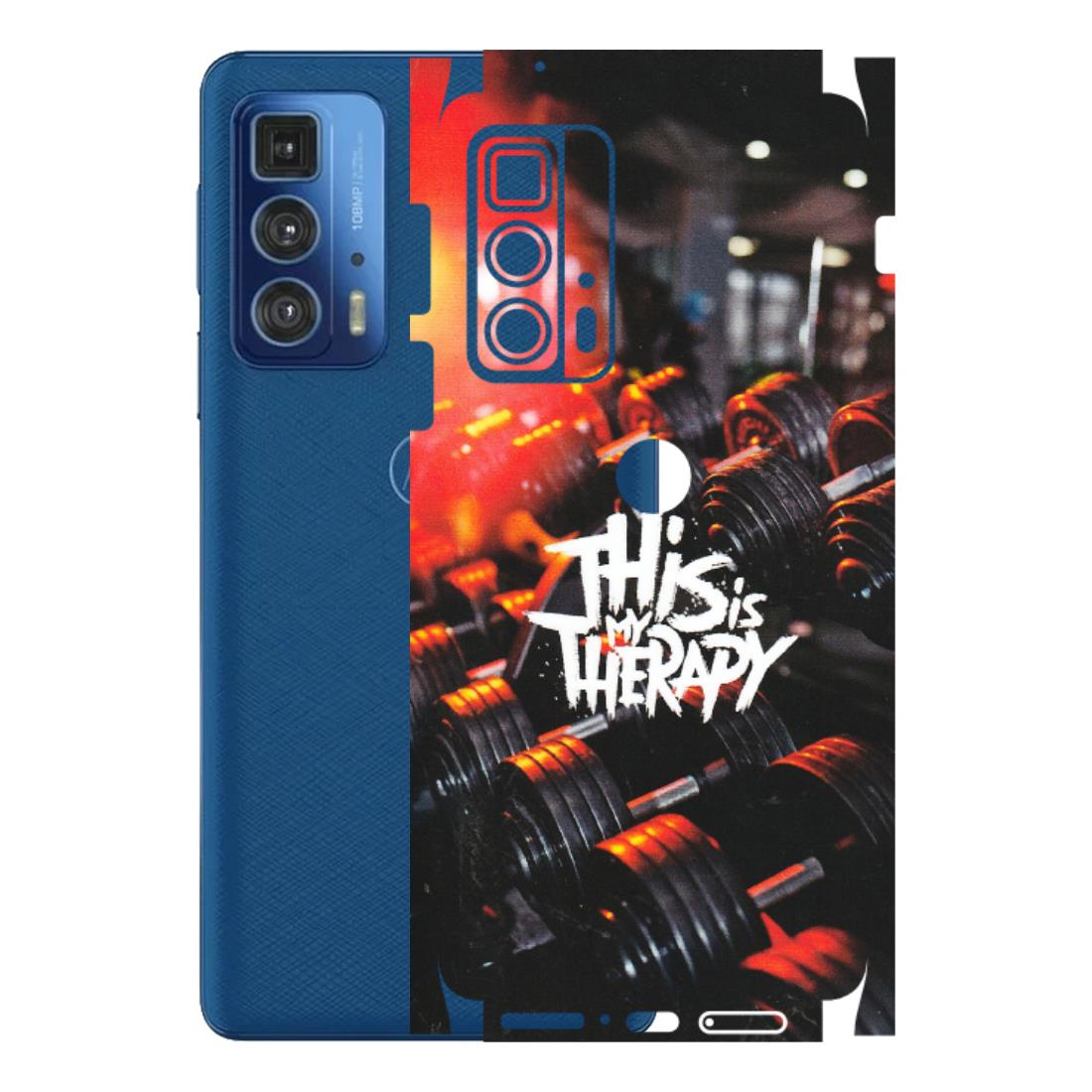 Motorola Phone Skins (All Models) - GYM Lover Therapy - Matte Finish (M-160) Motorola Moto Edge 20 Pro