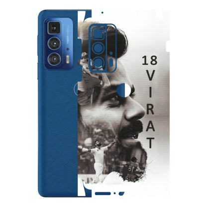 Motorola Phone Skins (All Models) - Virat Kohli Cricketer - Matte Finish (M-163) Motorola Moto Edge 20 Pro
