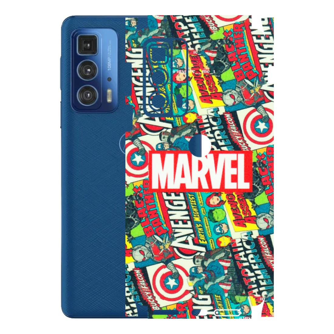 Motorola Phone Skins (All Models) - Marvel Comic Lover - Matte Finish (M-30) Motorola Moto Edge 20 Pro