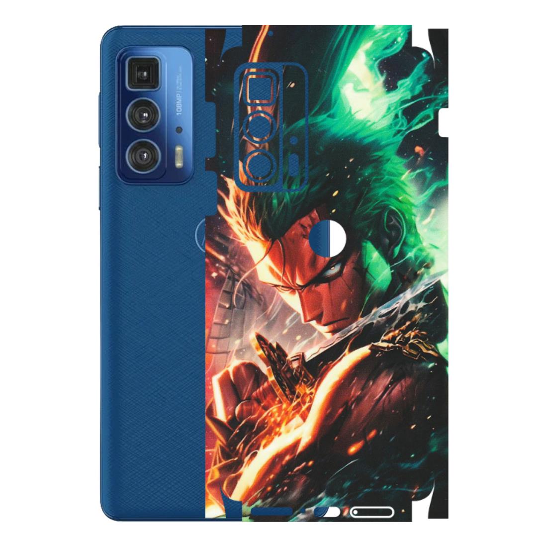 Motorola Phone Skins (All Models) - Anime Gojo Sword - Matte Finish (M-32) Motorola Moto Edge 20 Pro