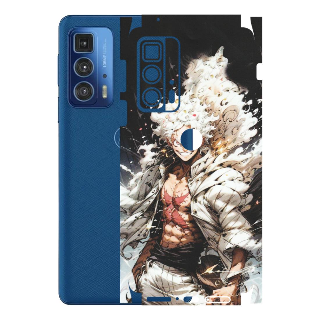 Motorola Phone Skins (All Models) - Anime Angry Classy Character - Matte Finish (M-34) Motorola Moto Edge 20 Pro