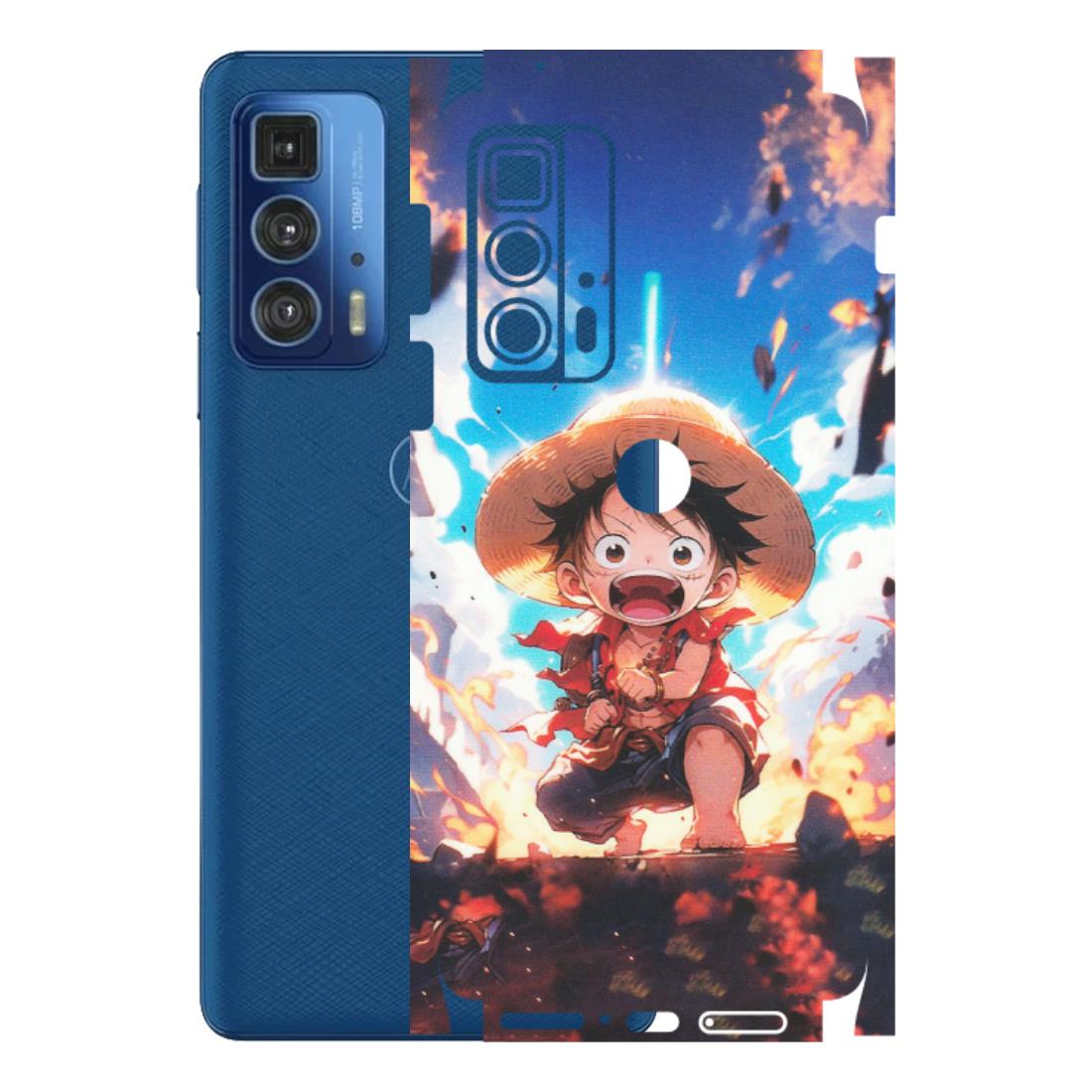 Motorola Phone Skins (All Models) - Toon One Piece Cute Character - Matte Finish (M-35) Motorola Moto Edge 20 Pro