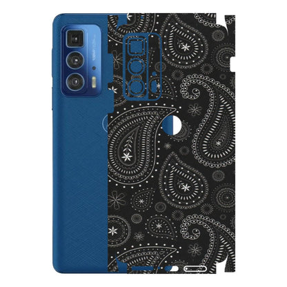 Motorola Phone Skins (All Models) - Black Sober Kerry - Matte Finish (M-37) Motorola Moto Edge 20 Pro