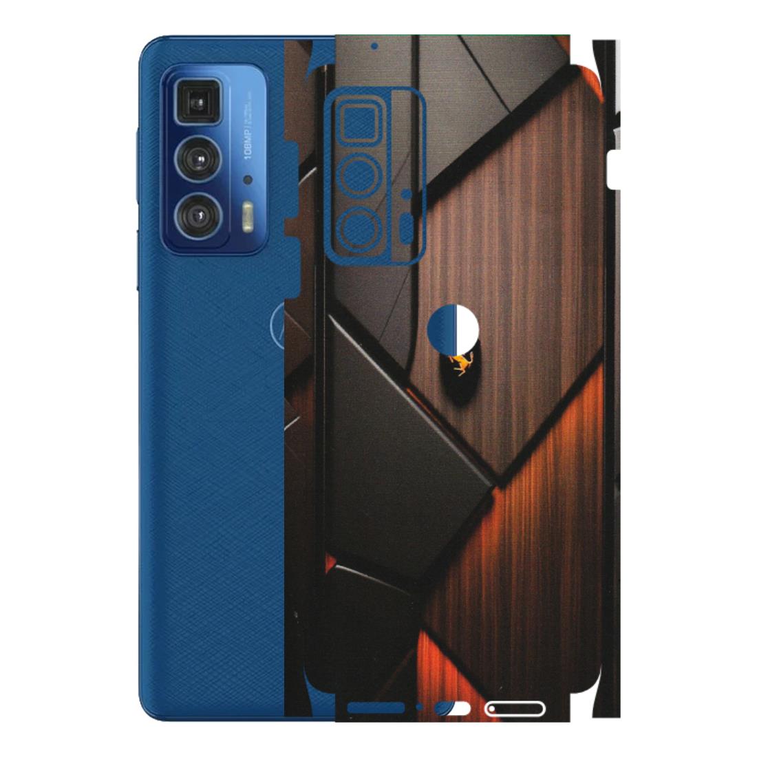 Motorola Phone Skins (All Models) - Lambo Beauty Wood Pattern Sober - Matte Finish (M-51) Motorola Moto Edge 20 Pro