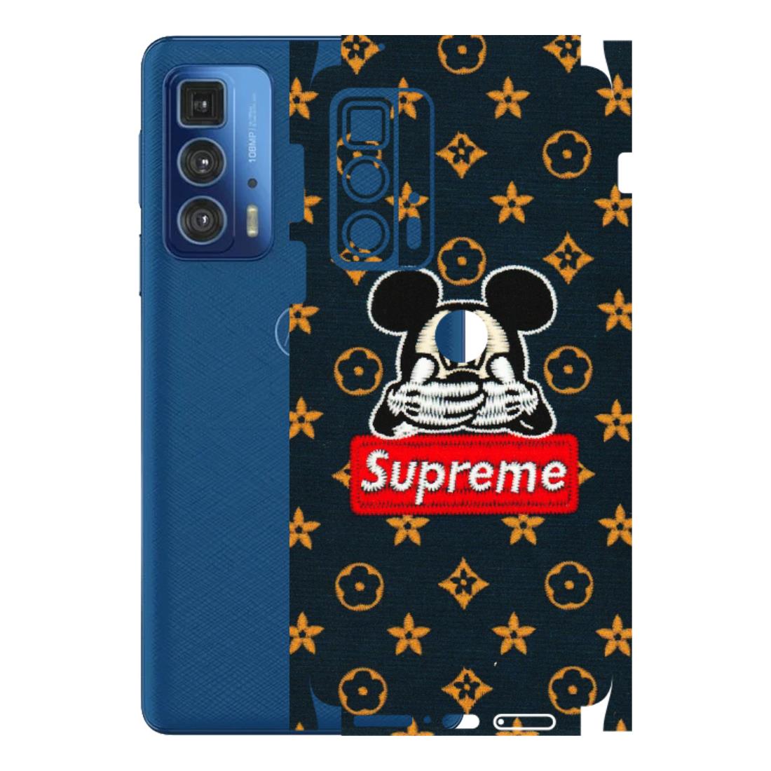 Motorola Phone Skins (All Models) - Mickey Supreme - Matte Finish (M-83) Motorola Moto Edge 20 Pro
