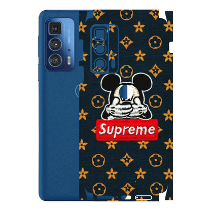 Motorola Phone Skins (All Models) - Mickey Supreme - Matte Finish (M-83) Motorola Moto Edge 20 Pro