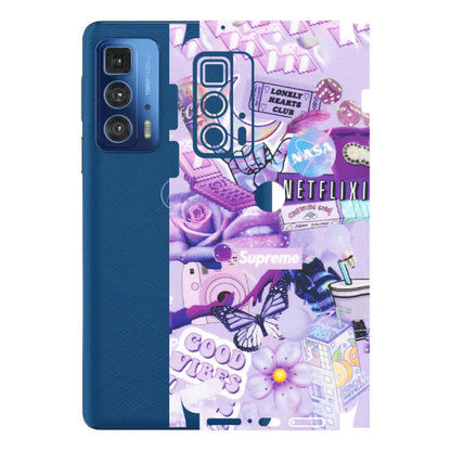 Motorola Phone Skins (All Models) - Supreme Purple Magic - Matte Finish (M-88) Motorola Moto Edge 20 Pro