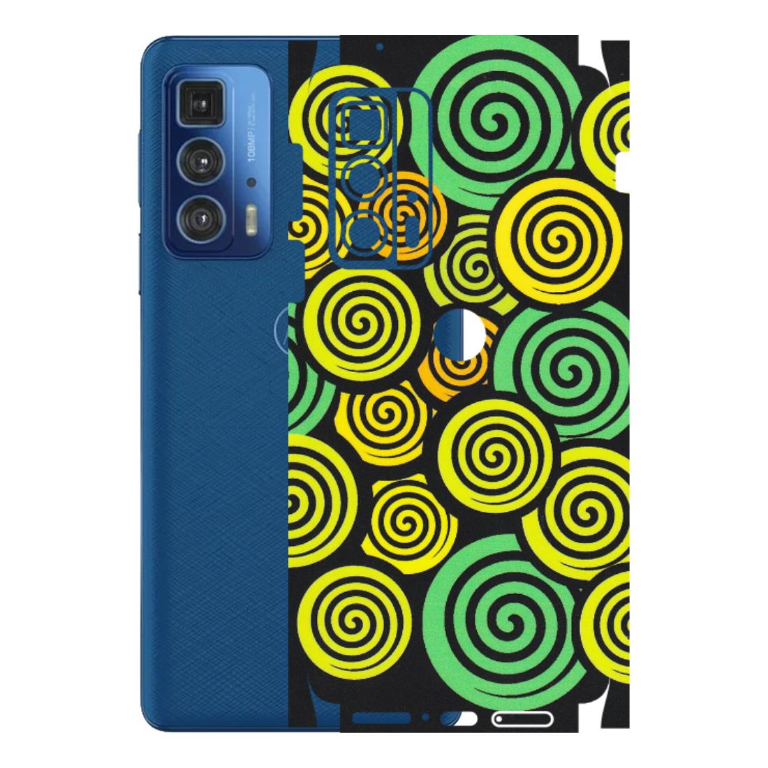 Motorola Phone Skins (All Models) - Crazy Spiral - Matte Finish (M-91) Motorola Moto Edge 20 Pro