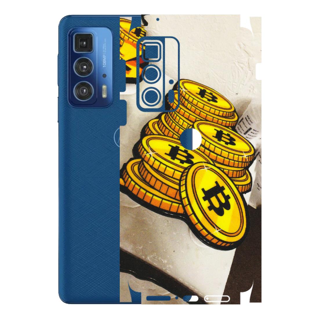 Motorola Phone Skins (All Models) - Billionaire Bitcoin Collection - Matte Finish (M-92) Motorola Moto Edge 20 Pro