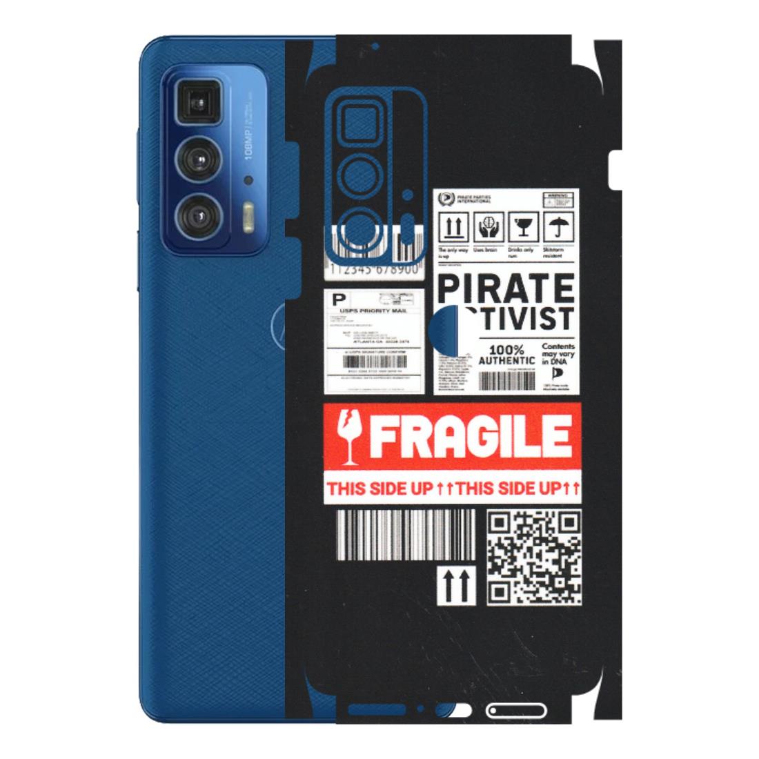 Motorola Phone Skins (All Models) - Handle With Care - Matte Finish (M-99) Motorola Moto Edge 20 Pro