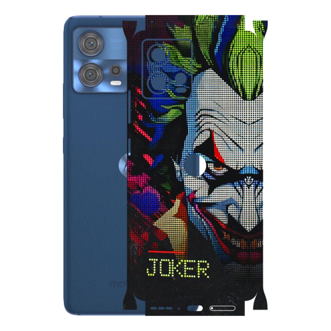 Motorola Phone Skins (All Models) - Joker Dot Matrix - 3D Embossed Finish (L-08) Motorola Moto Edge 30 Fusion (5G)