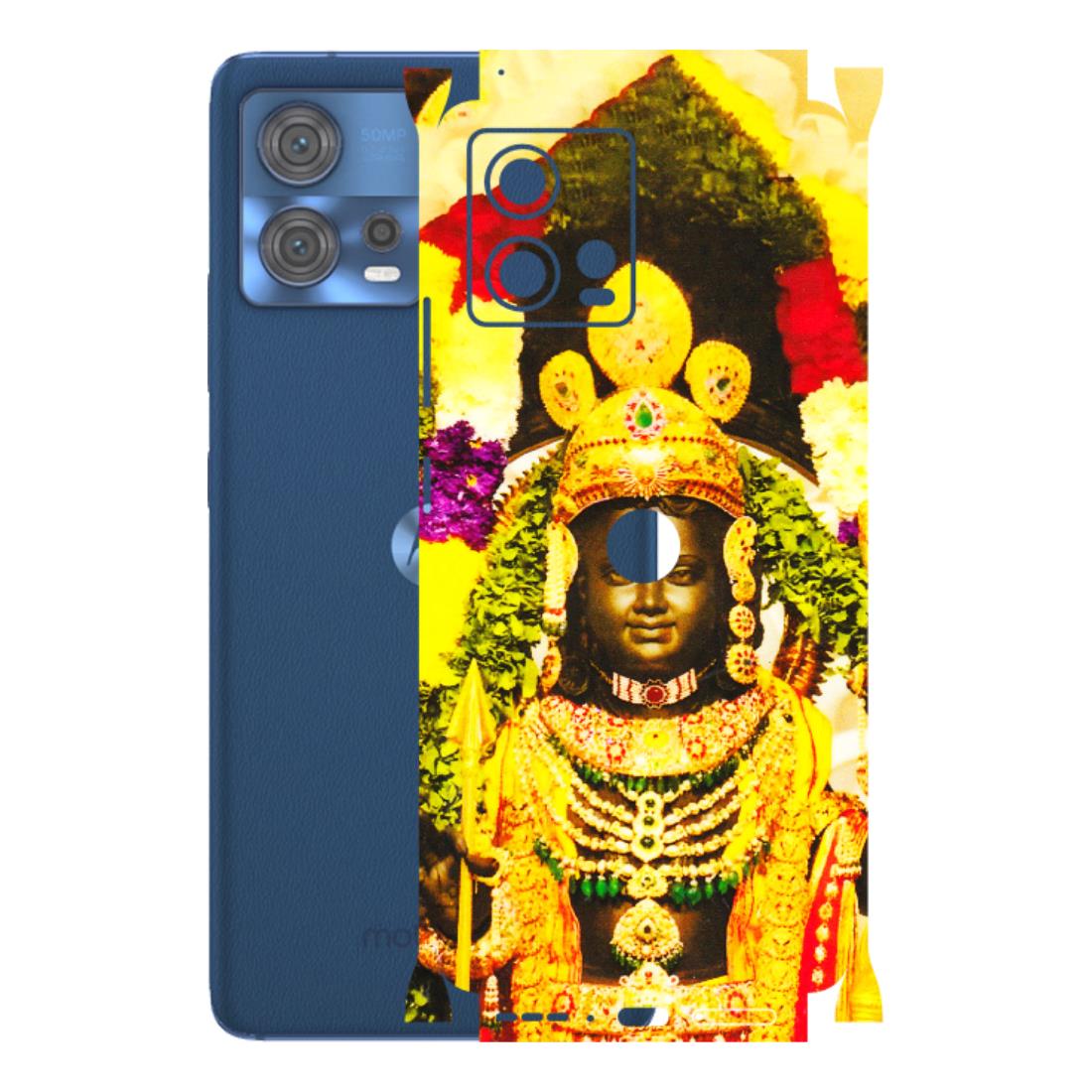 Motorola Phone Skins (All Models) - Ram Lalla Ayodhya - 3D Embossed Finish (L-103) Motorola Moto Edge 30 Fusion (5G)