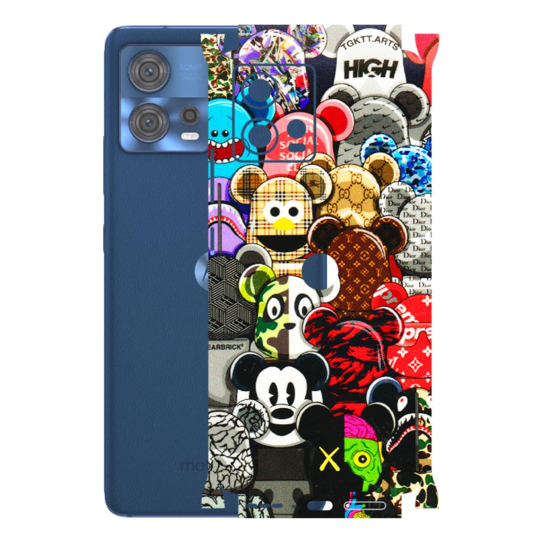 Motorola Phone Skins (All Models) - More Mickey Mouses - 3D Embossed Finish (L-118) Motorola Moto Edge 30 Fusion (5G)