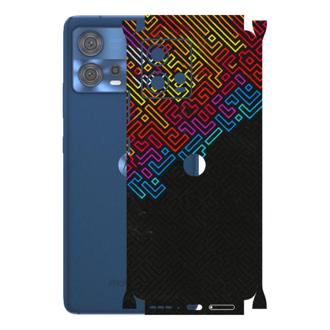 Motorola Phone Skins (All Models) - Dotme Pattern Art - 3D Embossed Finish (L-121) Motorola Moto Edge 30 Fusion (5G)