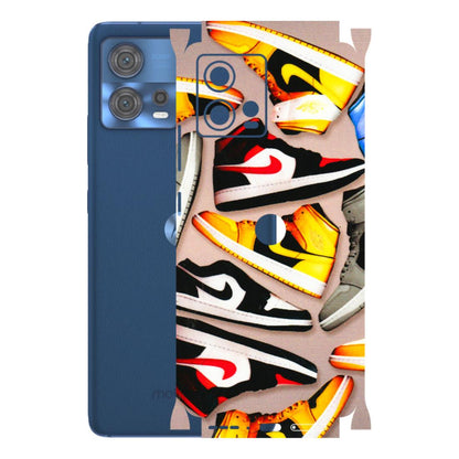 Motorola Phone Skins (All Models) - Sneaker Lover - 3D Embossed Finish (L-135) Motorola Moto Edge 30 Fusion (5G)