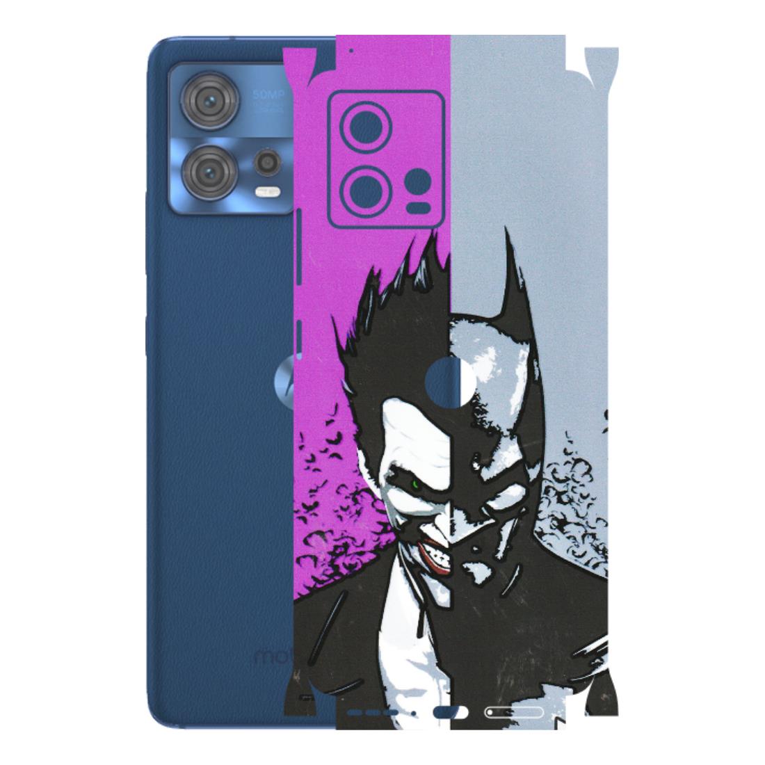 Motorola Phone Skins (All Models) - Batman & Joker - 3D Embossed Finish (L-143) Motorola Moto Edge 30 Fusion (5G)