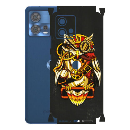 Motorola Phone Skins (All Models) - Classy Smart Owl - 3D Embossed Finish (L-144) Motorola Moto Edge 30 Fusion (5G)