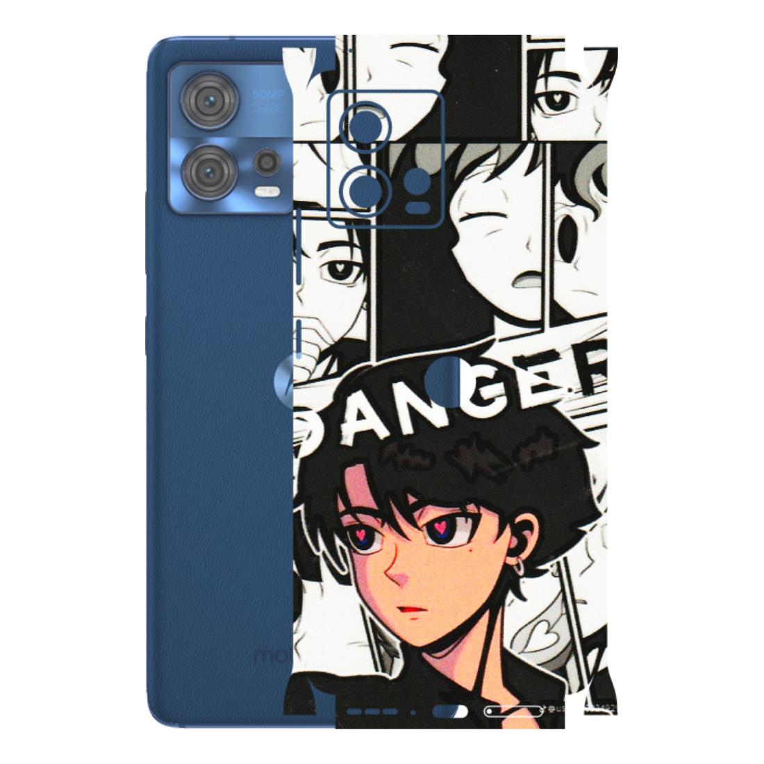 Motorola Phone Skins (All Models) - Danger Anime - 3D Embossed Finish (L-155) Motorola Moto Edge 30 Fusion (5G)