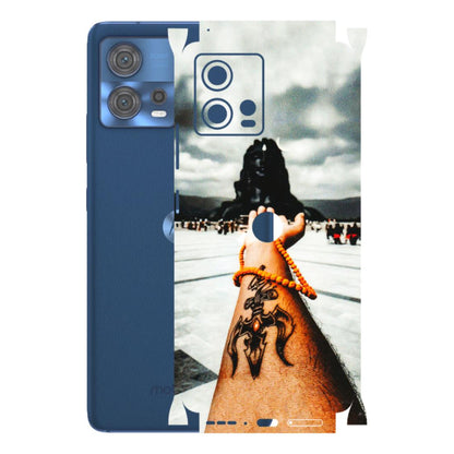 Motorola Phone Skins (All Models) - Jai Adiyogi Mahakaal - 3D Embossed Finish (L-164) Motorola Moto Edge 30 Fusion (5G)