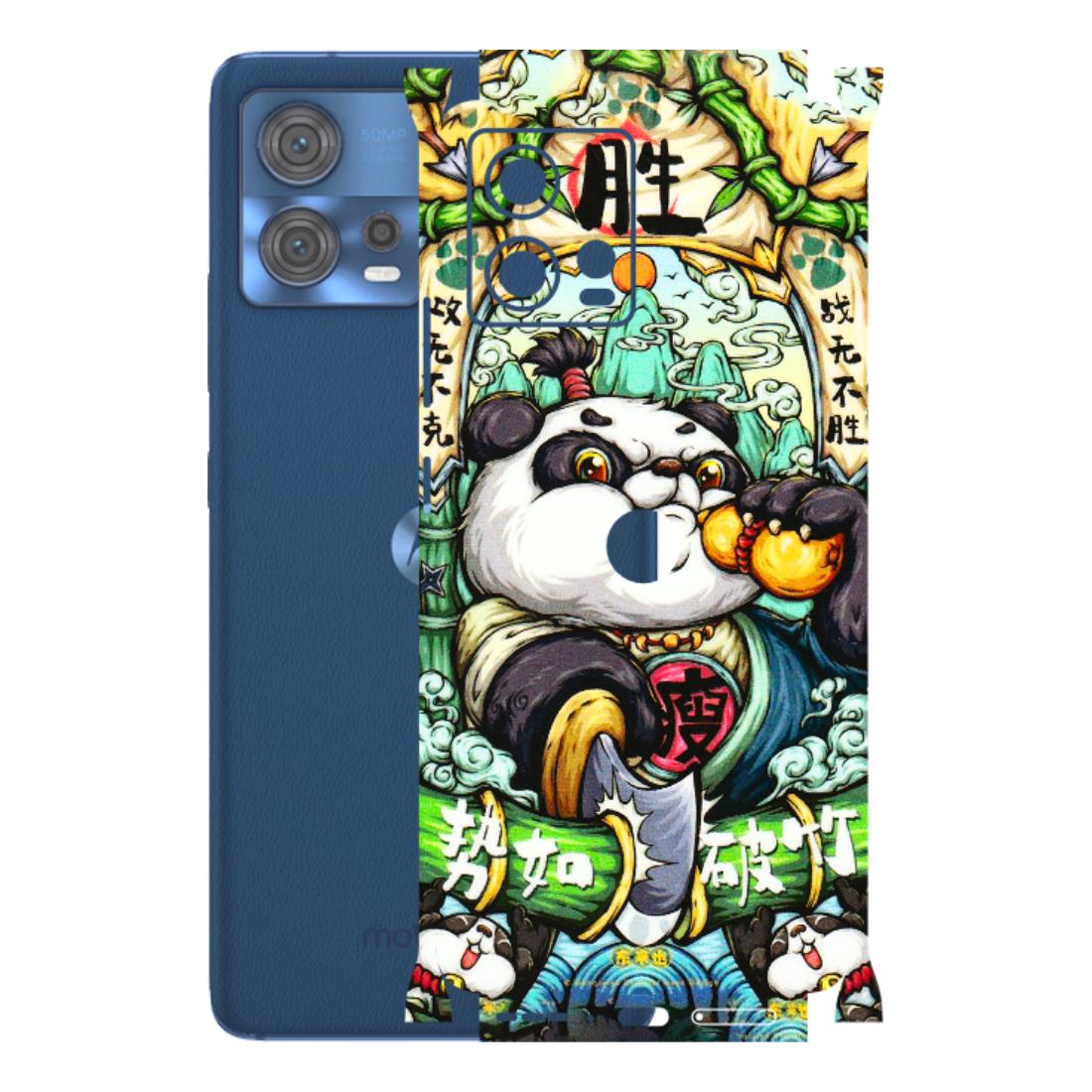 Motorola Phone Skins (All Models) - Royal Rich Panda - 3D Embossed Finish (L-170) Motorola Moto Edge 30 Fusion (5G)