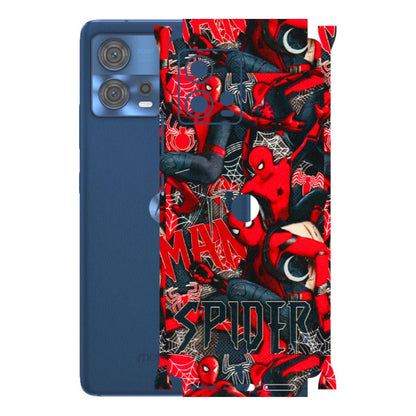 Motorola Phone Skins (All Models) - SpiderMan Cool - 3D Embossed Finish (L-188) Motorola Moto Edge 30 Fusion (5G)