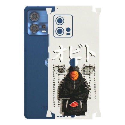 Motorola Phone Skins (All Models) - Obito Anime Eye - 3D Embossed Finish (L-19) Motorola Moto Edge 30 Fusion (5G)