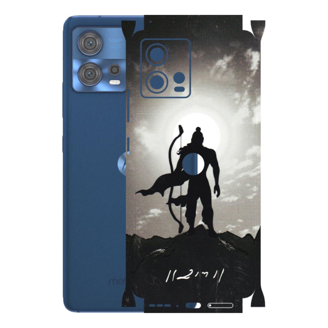 Motorola Phone Skins (All Models) - Jai Siya Ram - 3D Embossed Finish (L-200) Motorola Moto Edge 30 Fusion (5G)