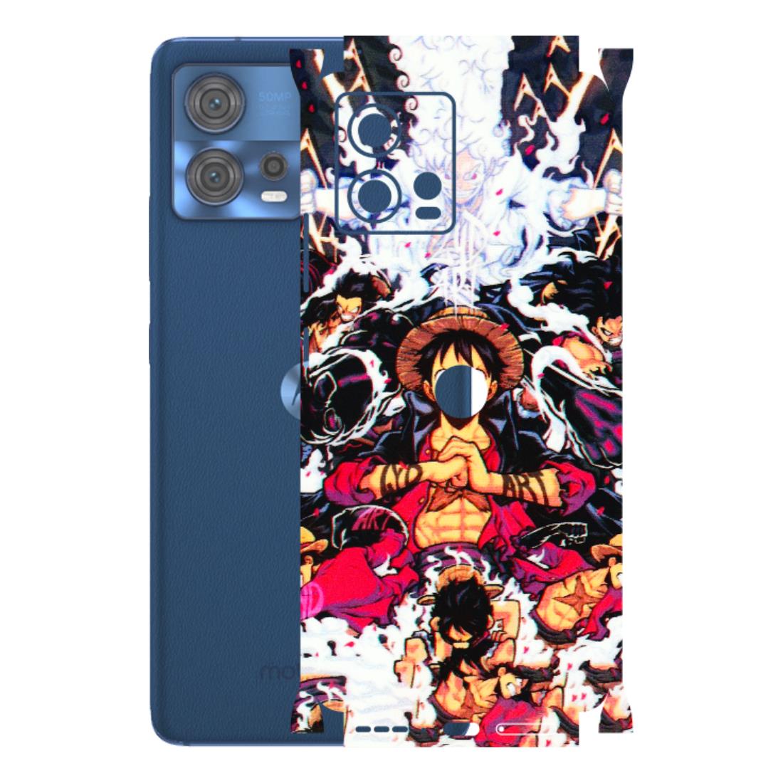 Motorola Phone Skins (All Models) - Luffy Anime Character - 3D Embossed Finish (L-203) Motorola Moto Edge 30 Fusion (5G)