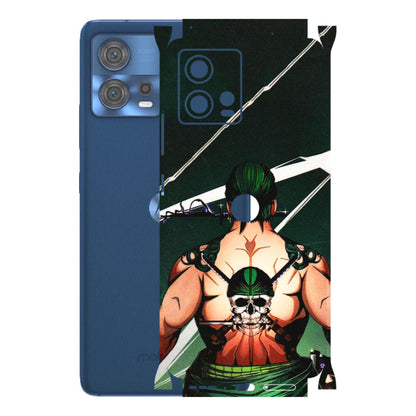 Motorola Phone Skins (All Models) - Zoro Anime - 3D Embossed Finish (L-23) Motorola Moto Edge 30 Fusion (5G)