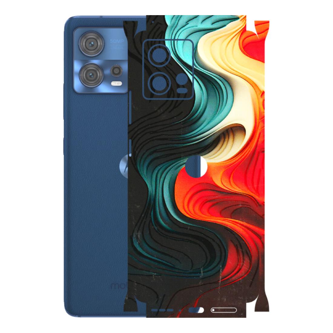Motorola Phone Skins (All Models) - The Silky Swirl - 3D Embossed Finish (L-240) Motorola Moto Edge 30 Fusion (5G)