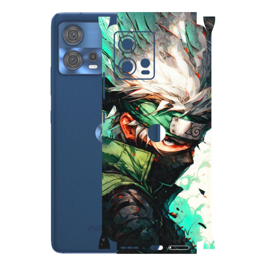 Motorola Phone Skins (All Models) - Kakashi Side Profile - 3D Embossed Finish (L-249) Motorola Moto Edge 30 Fusion (5G)